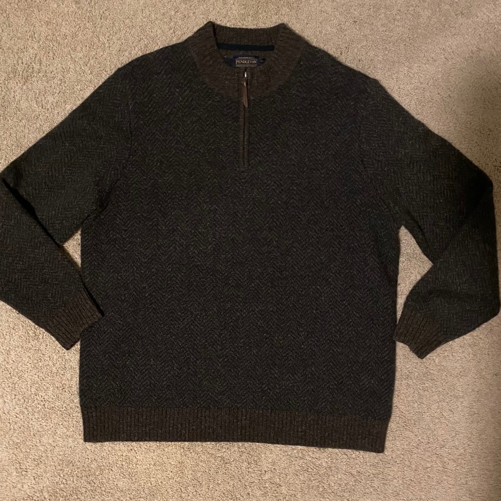 Pendleton Quarter Zip Sweater - image 1